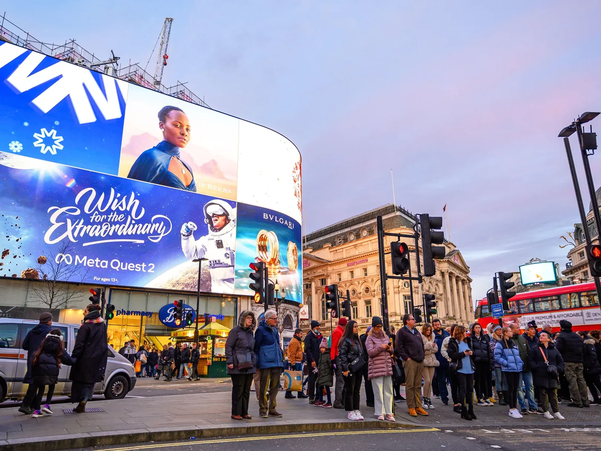 Outdoor advertising in London